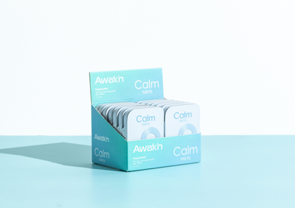 14 tin Awak'n Calm display box